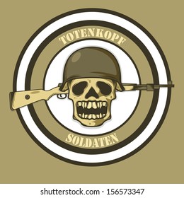 Soldier Skeleton Illustration