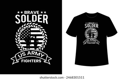 Soldier T-shirt design, Veteran t-shirt design, American tshirt design for veteran day, veteran vector designs, Us Army t shirt design, Us veteran t shirt