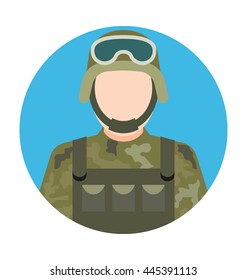 Soldier Vector Icon