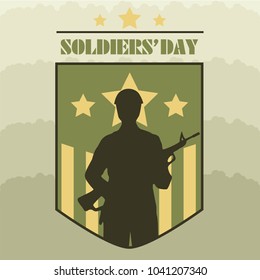 soldier's day illustration