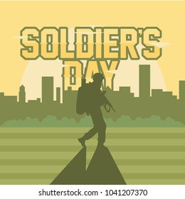 soldier's day illustration