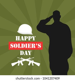 soldier's day illustration