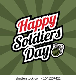 soldier's day illustration