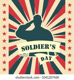 soldier's day illustration