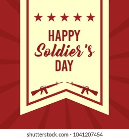 soldier's day illustration