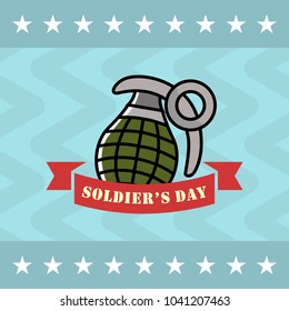 soldier's day illustration