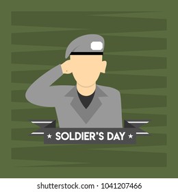 soldier's day illustration