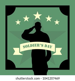 soldier's day illustration