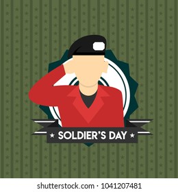soldier's day illustration