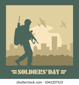 soldier's day illustration