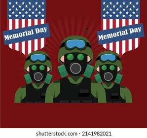 Soldiers are important people on Memorial Day because soldiers sacrificed themselves for us.
