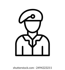 Soldiers line icon , vector, pixel perfect, illustrator file