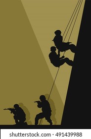 Soldiers of the special setting