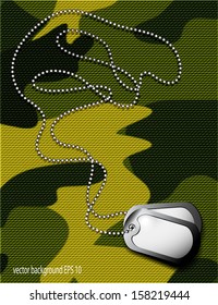 soldier's token for camouflage fabrics