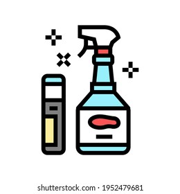 sole cleaner shoe care color icon vector. sole cleaner shoe care sign. isolated symbol illustration