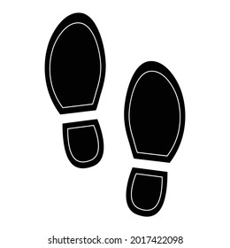 the sole of the shoe is running. icon vector illustration.