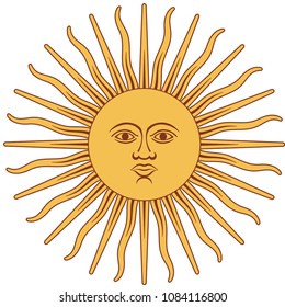 soleil du drapeau argentin