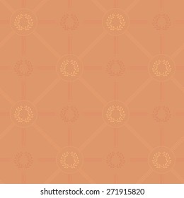 Solemn reticulated pattern with triumphal wreathes