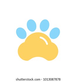 soles of the dog feet icon