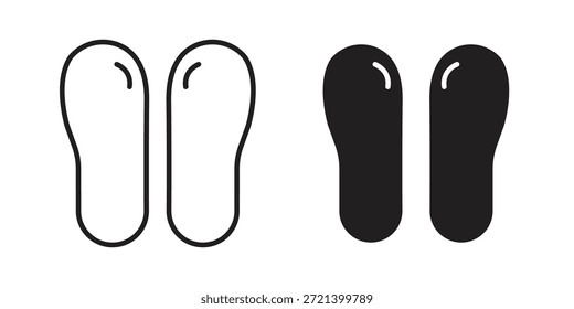 Solesymbol für Vorlage. Vektorgrafik-Symbolsatz