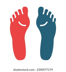 Soles Vector Glyph Two Color Icon For Personal And Commercial Use.
