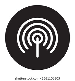 Solid Black Battery Icon, Black Fill Charge Status Icon, Simple Power Icon