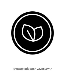 Solid black Icon of Save Earth and Ecology, include leaf, tree, industry, nature, badge and more. editable file, easy to uses, glyph icon style.