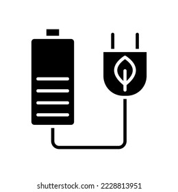 Solid black Icon of Save Earth and Ecology, include leaf, tree, industry, nature, badge and more. editable file, easy to uses, glyph icon style.