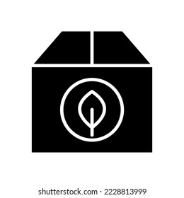 Solid black Icon of Save Earth and Ecology, include leaf, tree, industry, nature, badge and more. editable file, easy to uses, glyph icon style.