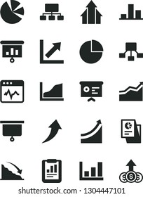 Solid Black Vector Icon Set - pie chart vector, growth, cardiogram, recession, statistical report, scheme, hierarchical, charts, research, presentation, financial, graph, board, arrow, arrows, up