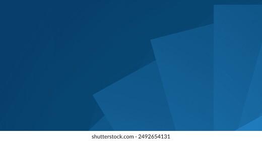 A solid blue background with a series of lighter blue, overlapping shapes in the bottom right corner. Solid blue background with a fan of lighter blue shapes in the bottom right corner.