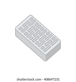 Solid brick vector 