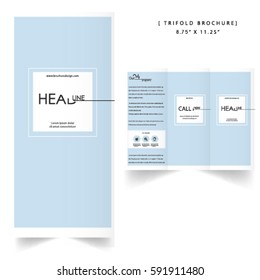 Solid Brochure Template, minimalist design