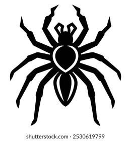 Solid color Tarantula animal vector design