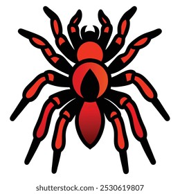 Solid color Tarantula animal vector design
