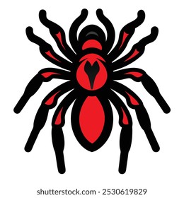 Solid color Tarantula animal vector design