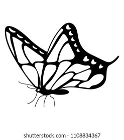 
A solid colored Essex Emerald Butterfly icon design
