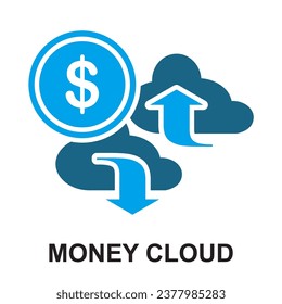 Solid dark blue Color icons accounting. Finances. Contains such icons as credit, deposit, report, audit and more. Editable Vector