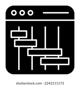 Solid design of the flowchart 