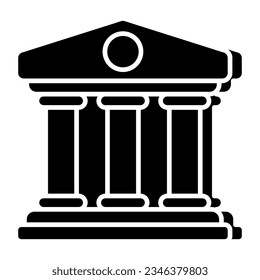 Eine solide Design-Ikone des Bankgebäudes