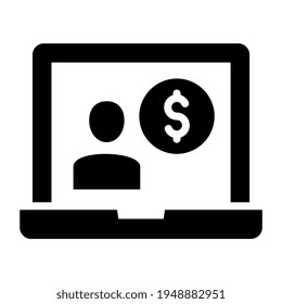 A solid design, icon of online investor