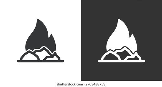 Solid Fuel icon. Solid glyph series icon