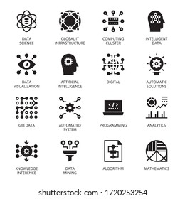 sólido, glifo, negro, material, vector, iconos, símbolo, plano, icono, concepto,