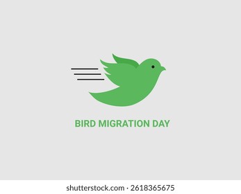 a solid green silhouette of a bird in flight