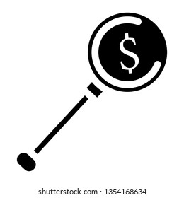 solid icon of black money withdrawal in business