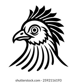 A solid icon of nicobar pigeon