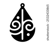 A solid icon of sigil peace 