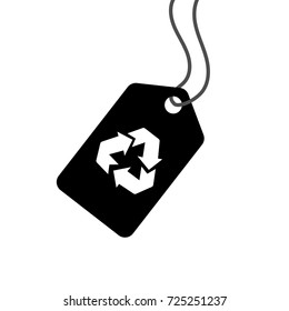 solid icons for Recycle tag,vector illustrations