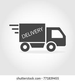 solid icons for truck sign,transportation,vector illustrations