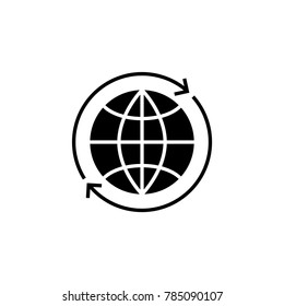 solid icons for world,internet,vector illustrations